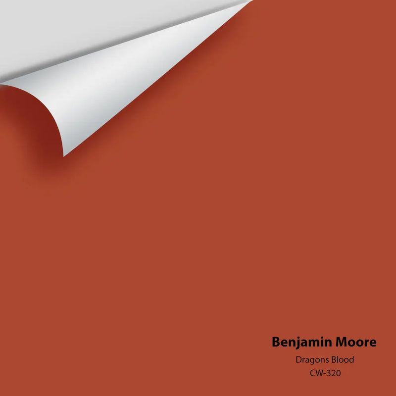 Benjamin Moore - Dragons Blood CW-320 Colour Sample