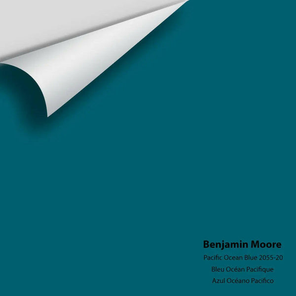 Benjamin Moore - Pacific Ocean Blue 2055-20 Colour Sample