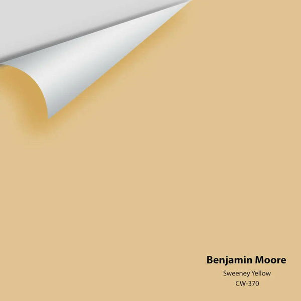 Benjamin Moore - Sweeney Yellow CW-370 Colour Sample