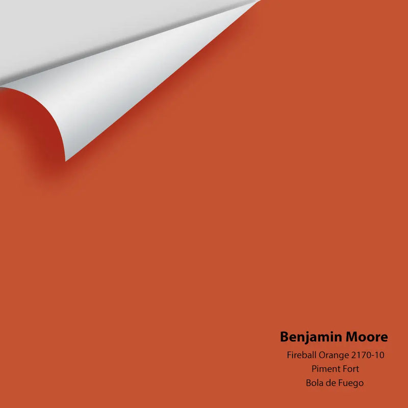 Benjamin Moore - Fireball Orange 2170-10 Colour Sample