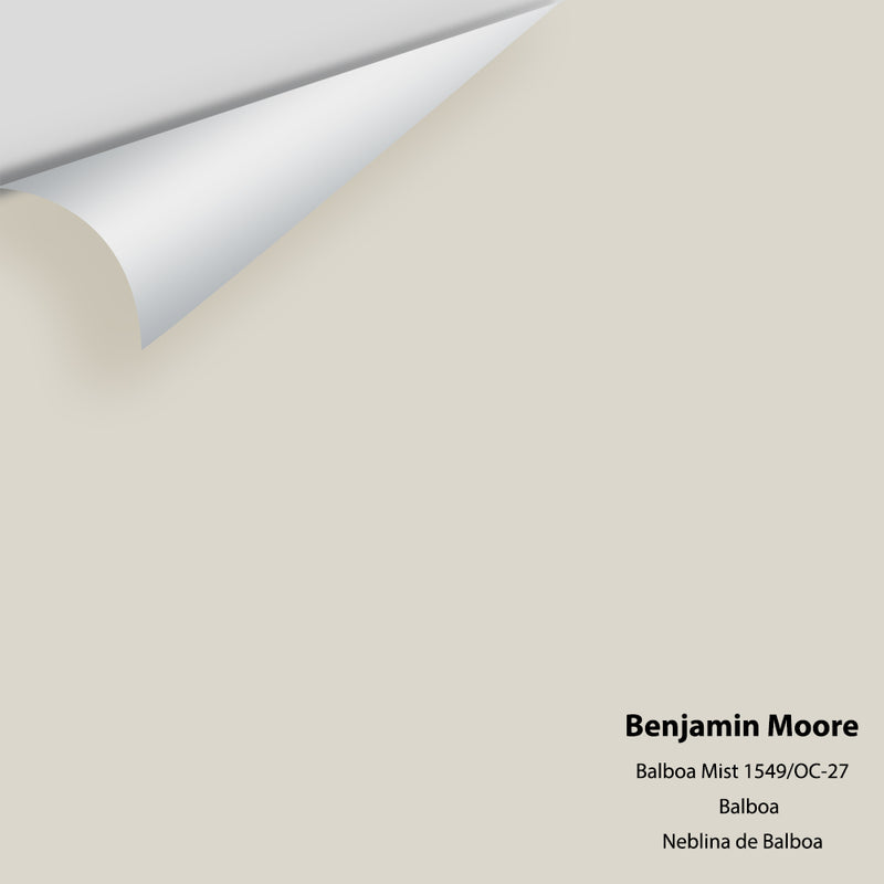 Benjamin Moore - Balboa Mist 1549 / OC-27 Colour Sample - Colour Squared Inc.