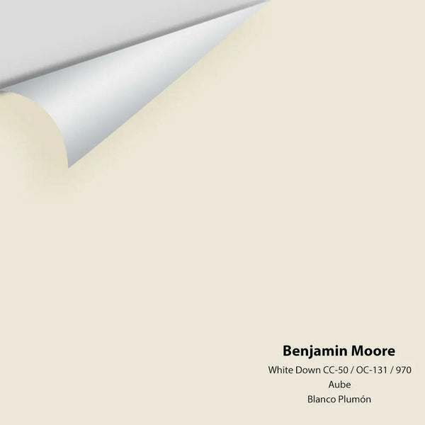 Benjamin Moore - White Down 970 / CC-50 / OC-131 Colour Sample