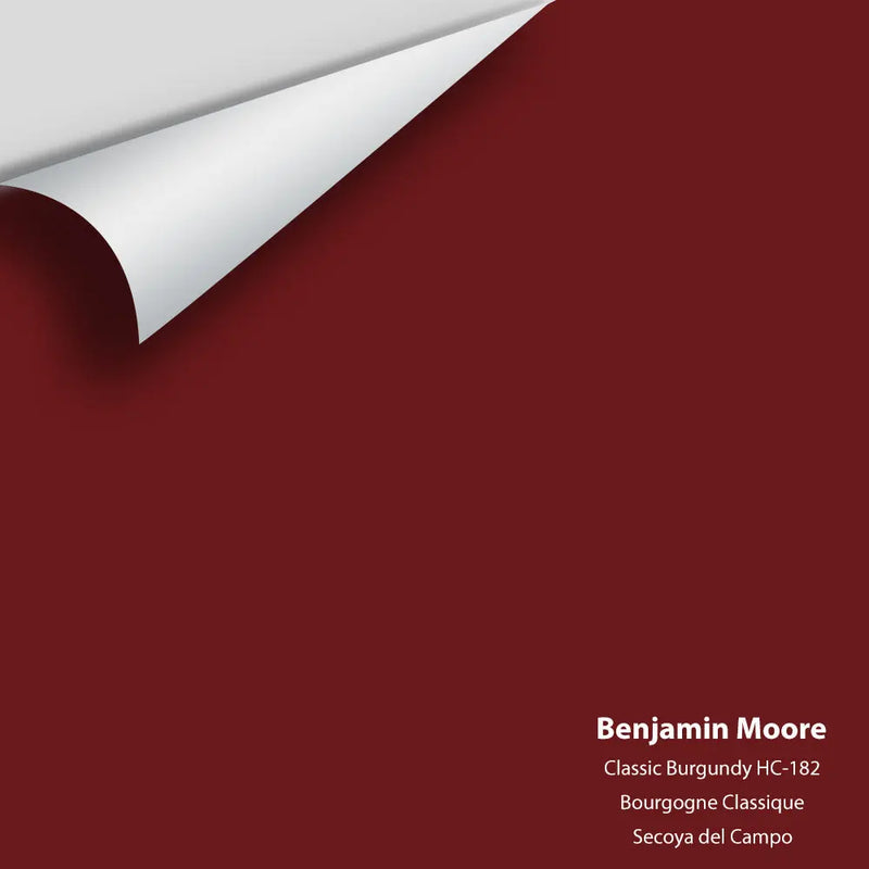 Benjamin Moore - Classic Burgundy HC-182 Colour Sample